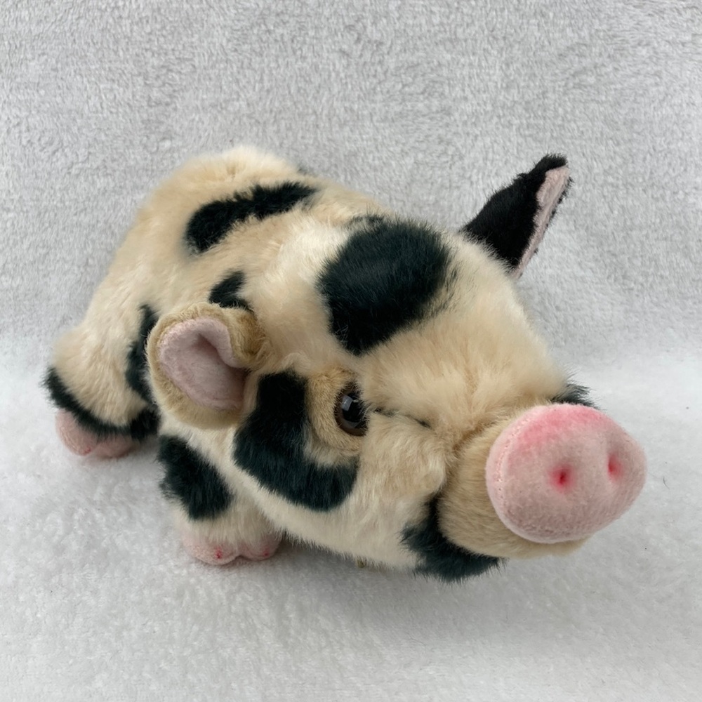 Miyoni Tots by Aurora Spotted Pot Bellied Piglet Plush Stuffed Animal Realistic